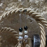 Miluna Orecchini argento con perle cod: DPA11